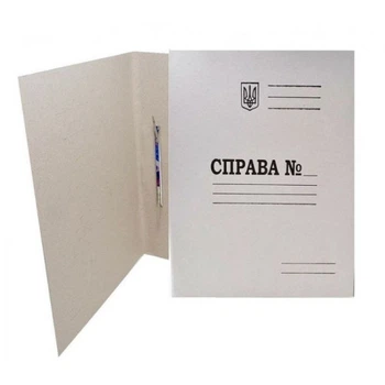 Папка картонна швидкозшивач 0,5 плотн.(50)