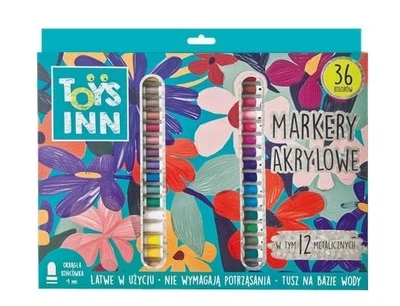 Zestaw markerów akrylowych Toys Inn Stnux 36 szt STN9650 (5901583299650)