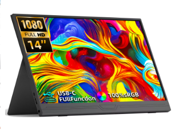 Портативний монітор ZSUS 14A black 14" 1920x1080 60 Гц - (компактний)