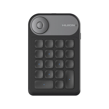 Клавіатура Huion K20 Mini Keydial black для графічного дизайна