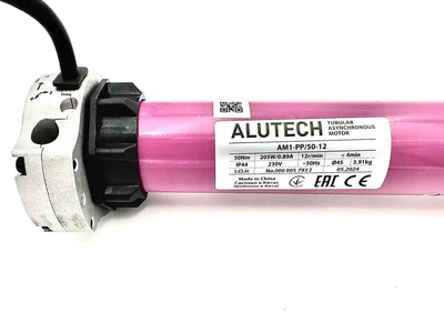 Alutech AM1-PP/50-12 внутривальный электропривод алютех с механизмом аварийного ручного открывания (NHK)