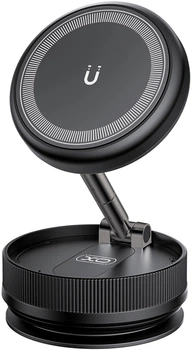 Автодержатель для телефона магнитный ХО C196 Black (C196.black)