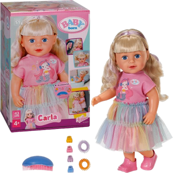 Лялька Baby Born Carla 43 см з аксесуарами 838013 (4001167838013)