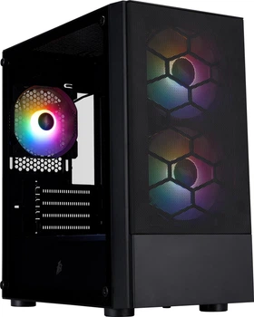 Корпус 1stPlayer X4-M-BK-2F1P-1F1 Black 320413