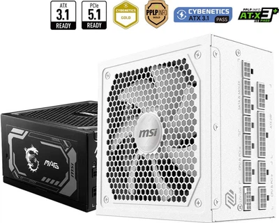 Блок живлення MSI MAG A1000GL PCIE5 WHITE