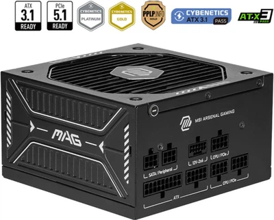 Блок живлення MSI ATX 650W MAG A650GLS PCIE5