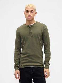 Лонгслив мужской GAP 807259112 XL Зеленый (1159858478)