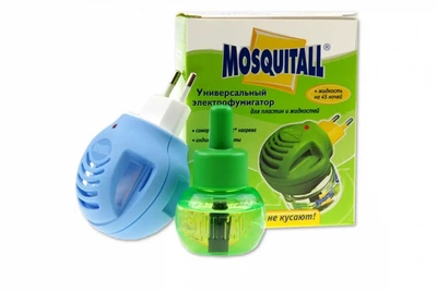 Фумигатор 45 ночей от комаров Mosquitall на площадь от 20 м2 до 50 м2