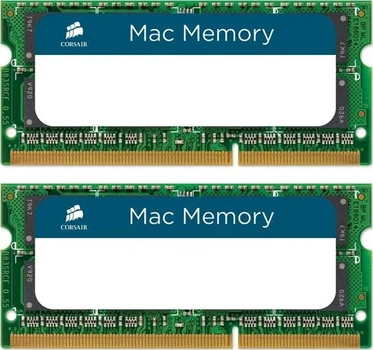Пам'ять для ноутбуків Corsair 16 GB (2x8GB) SO-DIMM DDR3 1333 MHz Mac Memory (CMSA16GX3M2A1333C9)