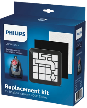 Zestaw filtrów zamiennych do odkurzaczy bezworkowych Philips Series 2000 XV1220/01