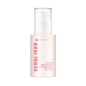 Сыворотка с коллагеном и экстрактом женьшеня K-Secret Seoul 1988 Boosting Serum: Collagen Complex 7 + Red Ginseng 30 ml