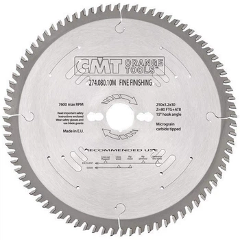 Диск пильний по дереву CMT 250x30x80T (274.080.10M)