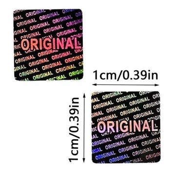 Защитная голографическая пломба "ORIGINAL" 10х10 мм (100 шт.)