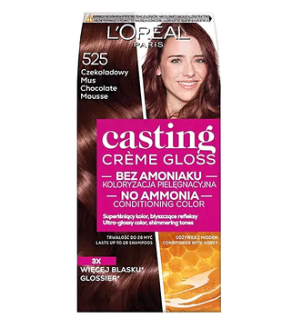 Краска уход для волос L'Oreal Paris Casting Creme Gloss № 525 "Шоколадный Мусс"