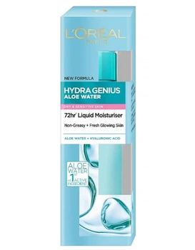 L'Oreal Paris Аква-флюид для лица "Гений Увлажнение" для сухой и чувствительной кожи