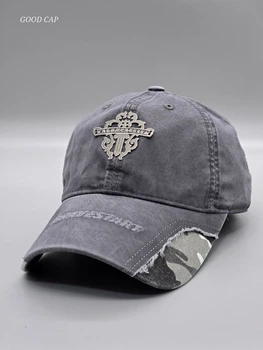 Кепка бейсболка CHROME HEARTS камуфляж Сірий