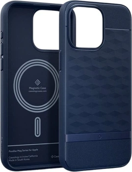Etui Spigen Caseology Parallax Mag Magsafe do Apple iPhone 15 Pro Max Midnight Blue (ACS06615)
