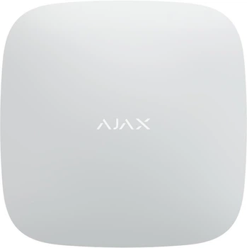 Интеллектуальная охранная централь Ajax Hub 2 Plus, gsm, ethernet, wi-fi, jeweller, беспроводная, белая. (650755)