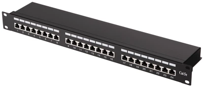 Патч-панель 2E САТ 5e, FTP, 19", 1U, 24 порти, зібрана (650403)