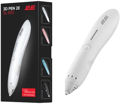 Ручка 3D 2E SL_900, PCL, Aкб 500mAh, білий (644530)