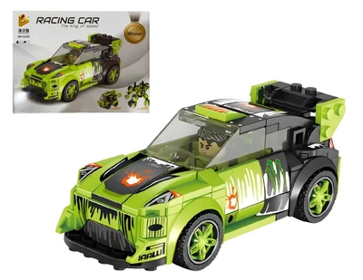 Детский конструктор Racing car 3 в 1 зеленый, 218 деталей (661003D)