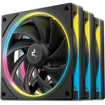 Кулер до корпусу Deepcool Набір вентиляторів Deepcool FL12SE 3IN1 для корпусу 3*120x120x25мм, HB, (FL12 SE 3IN1)