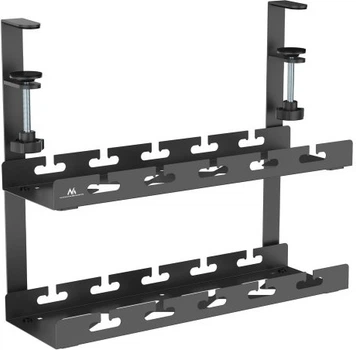 Organizer kabli Maclean MC-104 B 2 poziomy Czarny (5902211139713)
