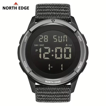 NORTH EDGE TERRAX Спортивний цифровий годинник – Будильник, Секундомір, Дві часові зони, Автокалендар, Підсвітка