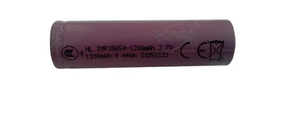 Аккумулятор Li-io 18650 1200 mAh с клеммным выступом (4033)