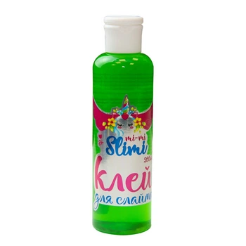 Клей для слайма "Mi-mi Slimi" 71729(Green) зеленый, 200 мл