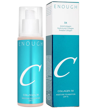 Тональный крем для лица КОЛЛАГЕН ENOUGH Collagen 3х Moisture Foundation SPF15 № N00, 100 мл