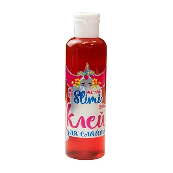 Клей для слайма "Mi-mi Slimi" 71729(Red) красный, 200 мл