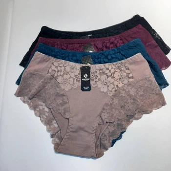 Трусы женские слипы 2XL однотонные Anttifu 01192 - 4 шт