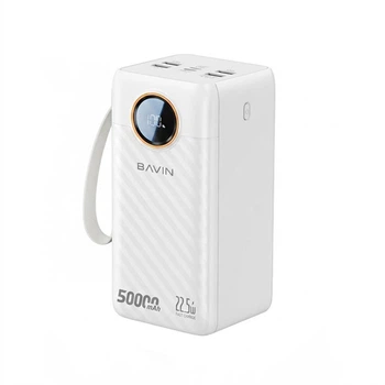 УМБ повербанк BAVIN PC1157S 50000 mAh FAST CHARGING 22.5W White
