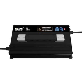 Зарядное устройство для зарядки LiFePo4 GIX STS2000 на 12V и честных 50А с крокодилами для подключения к аккумулятору