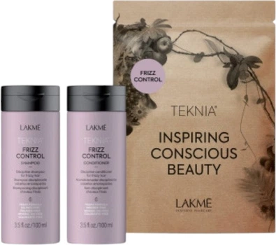 Набір для волосся Lakme Teknia Frizz Control Шампунь 100 мл + Кондиціонер 100 мл (8429421444170)