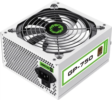 Блок живлення 750Вт GameMax GP-750 White (ATX, APFC, 80 PLUS Bronze, вентилятор 140мм, білий)