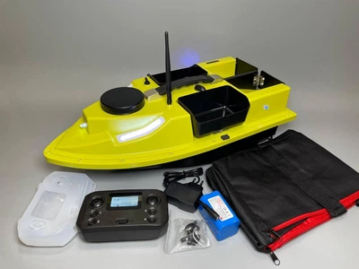 Прикормочный карповый кораблик Flytec D19 B I GPS 99 точек 12000 mah для рыбалки ( для завоза прикормки закормочный )