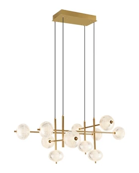 Люстра Zuma Line Galatea LED 11x63W 3000K/4500K/6500K 5665Lm IP20 золотая