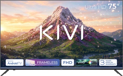 Телевізор Kivi 75" 75U760QB