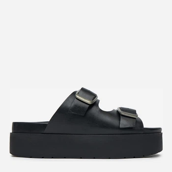 Жіночі шльопанці шкіряні G-Star Raw RIMA-118915 5904862332833 36 23.7 см Чорні (5904862332840)