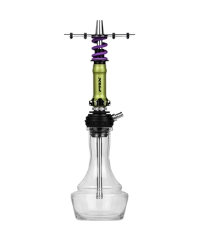 Кальян Amotion Pedal RX Venom из нержавеющей стали компактный 45см на уплотнителе
