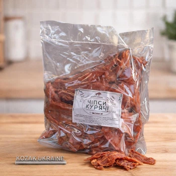 Чіпси курячі з часником Craft Meat 500г- хрусткий смак з артоматом спецій