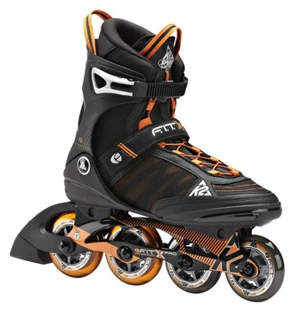 Роликові коньки для дорослих K2 FIT X Pro M 47 (12.5US) 305мм Black/orange (3040002) (265мм)