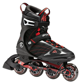 Роликові коньки для дорослих K2 FIT 80 M 49 (14.0US) 320мм Black/red (3040001) O (285мм)