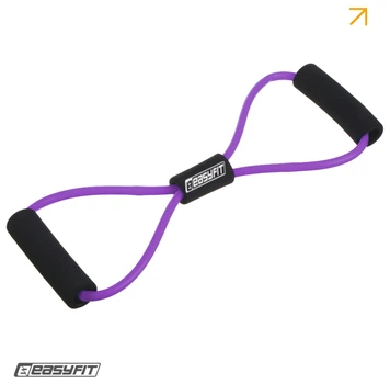 Еспандер EasyFit вісімка трубчастий фіолетовий (EFIT_EF-3947-V)