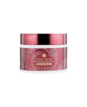 Крем для лица с золотом и муцином улитки Enough Gold Snail Moisture Whitening Cream