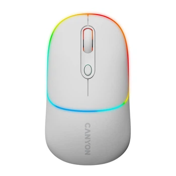 Мишка Canyon MW-22 Dual Band RGB Wireless Snow White