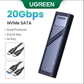 Внешний карман Ugreen CM559 20Gb/s M.2 SATA/NVMe SSD