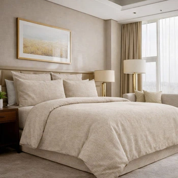 Комплект постельного белья SoundSleep Latte Linen ранфорс 100% хлопок односпальный 140х205 см светло-бежевый (2800005059472)